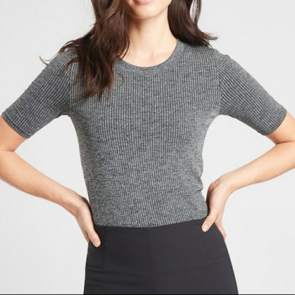 Athleta Renew ribbed tee